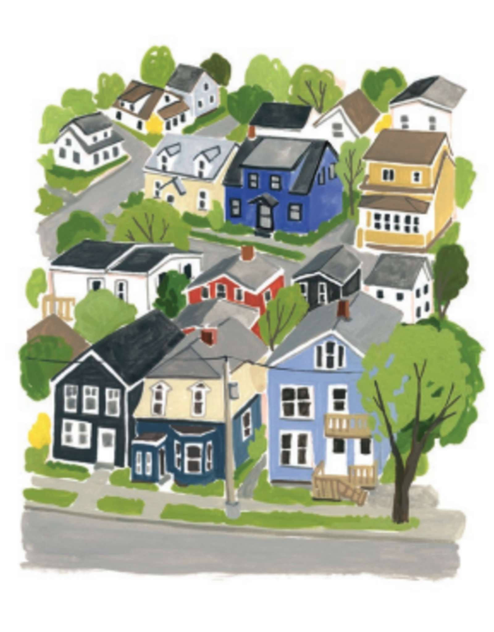 Kat Frick Miller - Print, Little Dartmouth, 8 x 10"