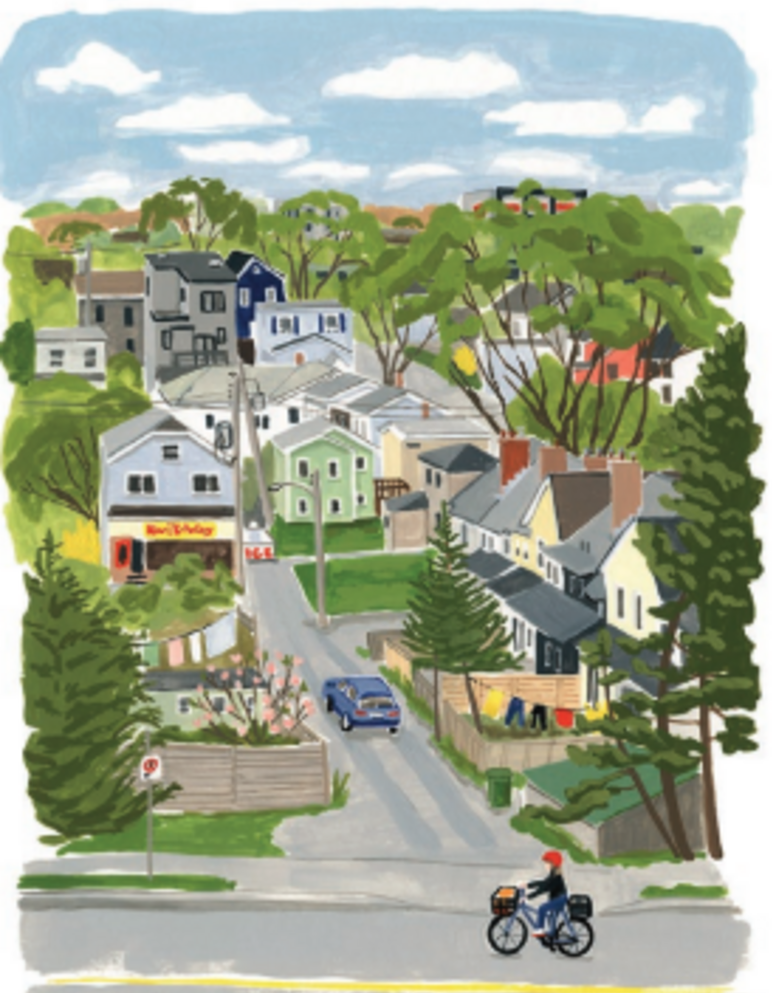 Kat Frick Miller - Art Print, Spring in the Hydrostone, 8 x 10"