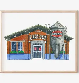 Janna Wilton - Art Print / Garrison Brewing, 8 x 10"