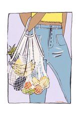 Lizz Miles - Art Print, Tote Bag, 13 x 19"