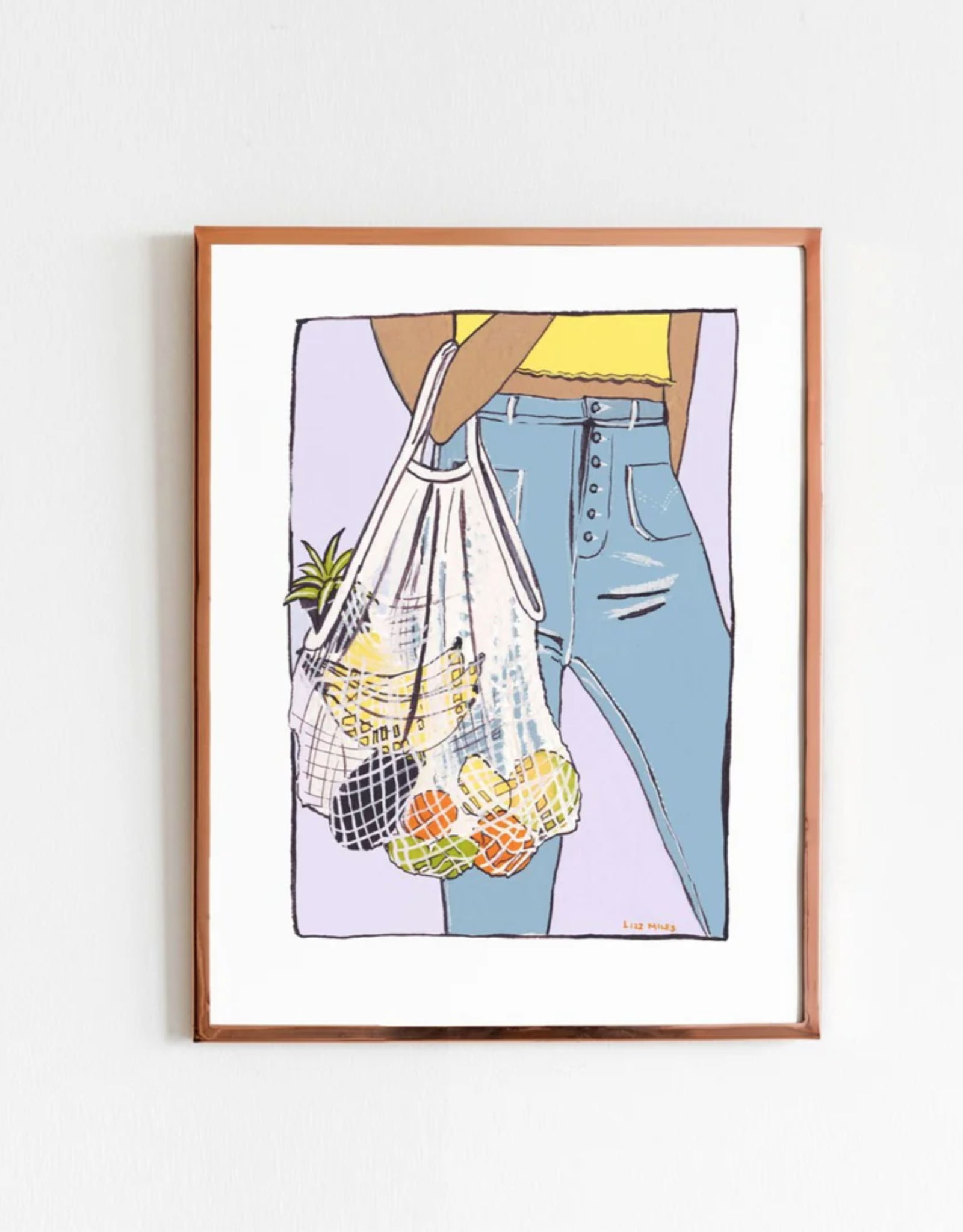 Lizz Miles - Art Print, Tote Bag, 13 x 19"