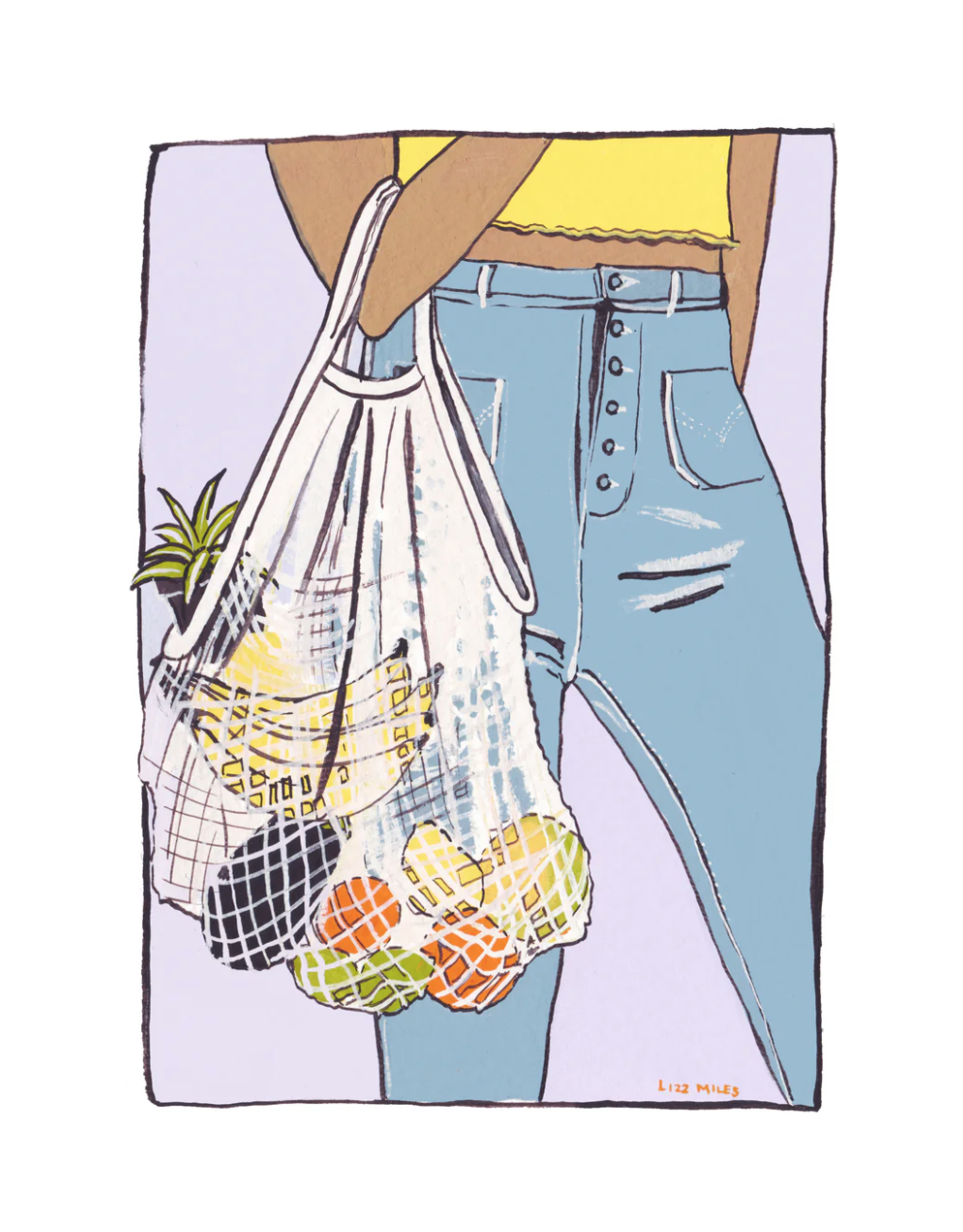 Lizz Miles - Art Print, Tote Bag, 8.5 x 11"