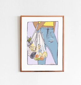 Lizz Miles - Art Print, Tote Bag, 8.5 x 11"
