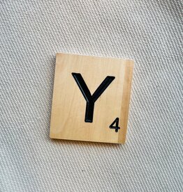 Lake City - Scrabble Tile Y