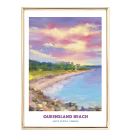 Janna Wilton - Art Print / Queensland Beach, 11 x 14"
