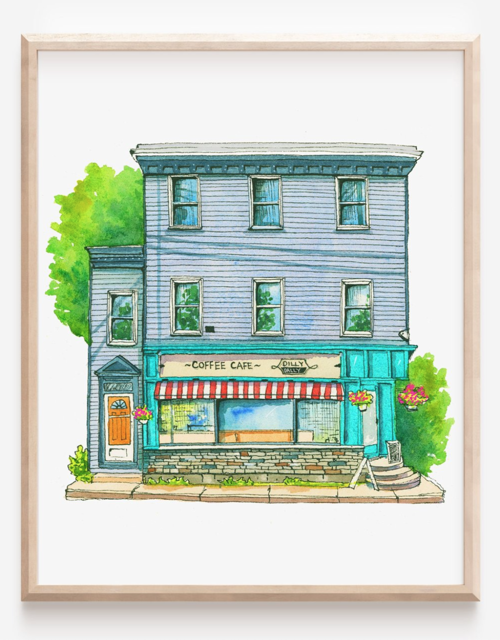 Janna Wilton - Art Print / Dilly Dally, 8 x 10"