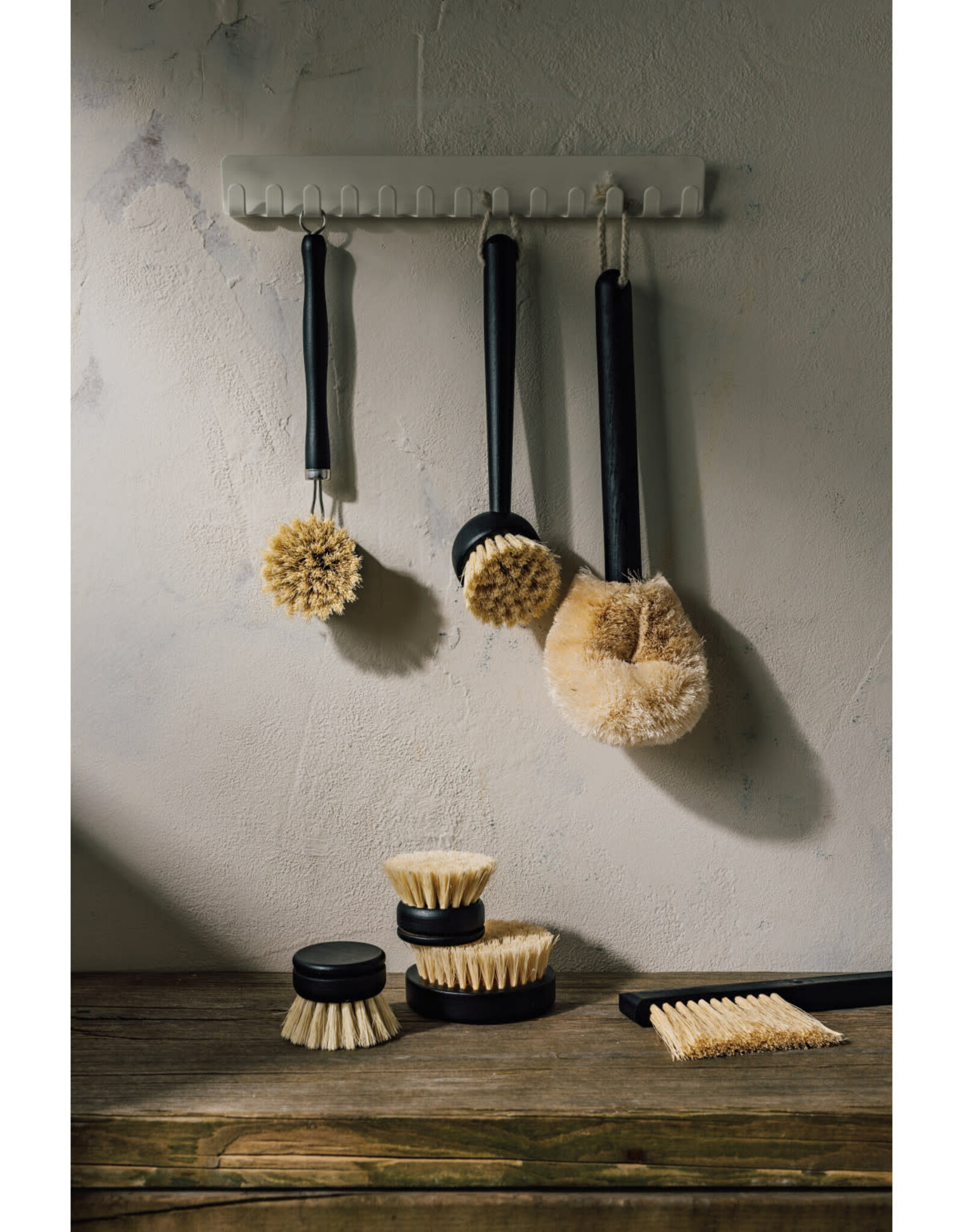 Table Brush - Black Sisal