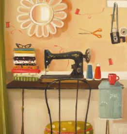 Janet Hill - Art Print / Hipster Crafter, 8.5 x 11"