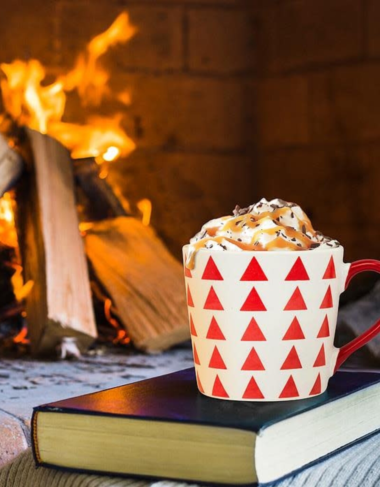 Mug - Mountains, Red