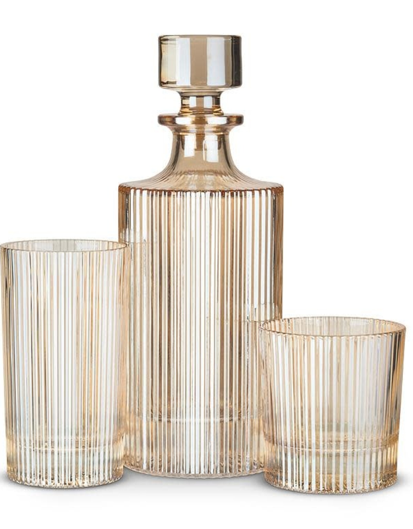 ATT - Glass / Ribbed Golden, 10oz, 3.5"
