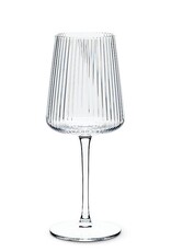 ATT - Wine Glass / Ribbed Clear, 12oz