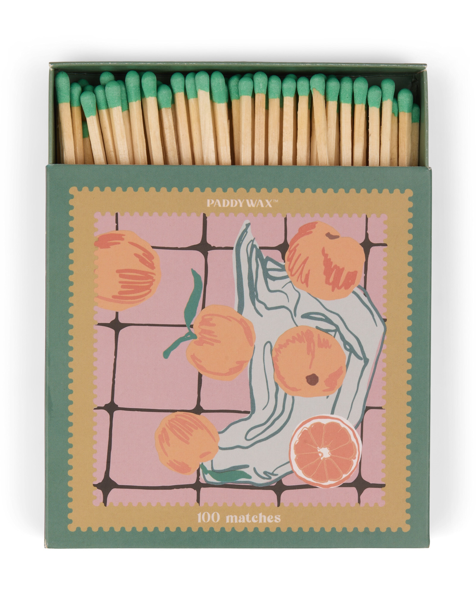 Matches - Oranges, Refillable Box