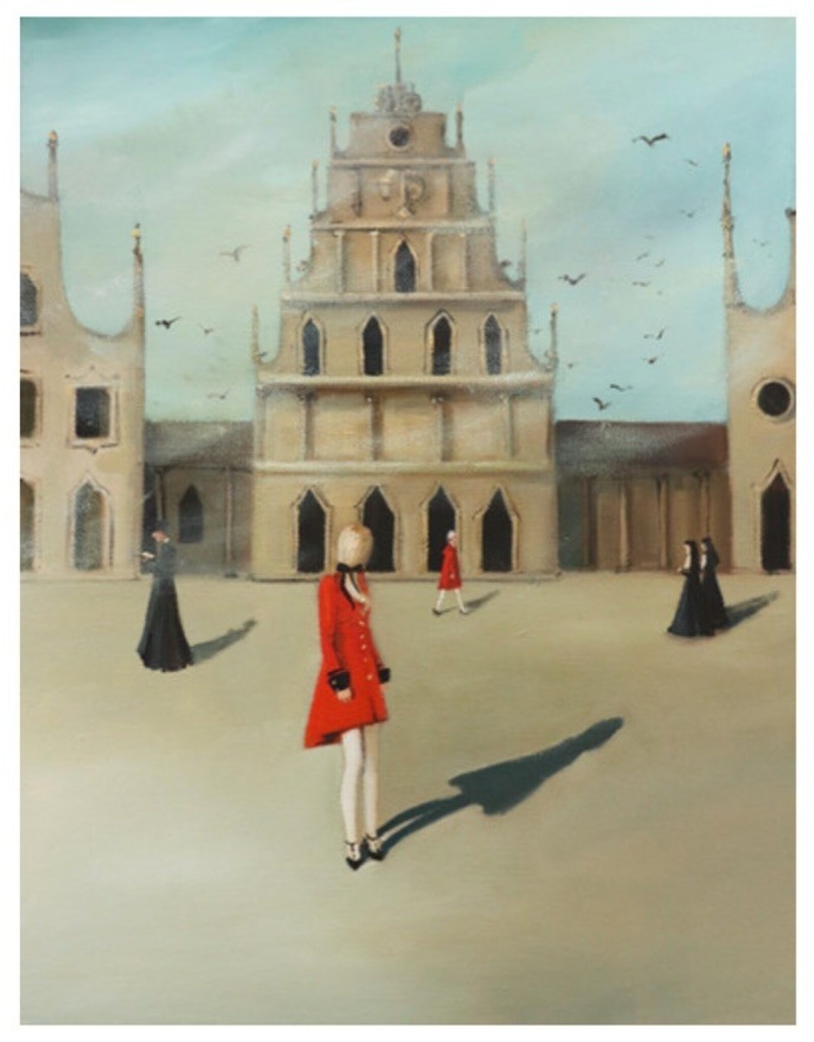 Janet Hill Mansion Girls - Art Print / Redcoat's Shadow, 11 x 14"