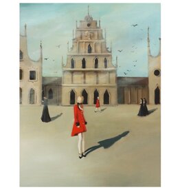 Janet Hill Mansion Girls - Art Print / Redcoat's Shadow, 11 x 14"