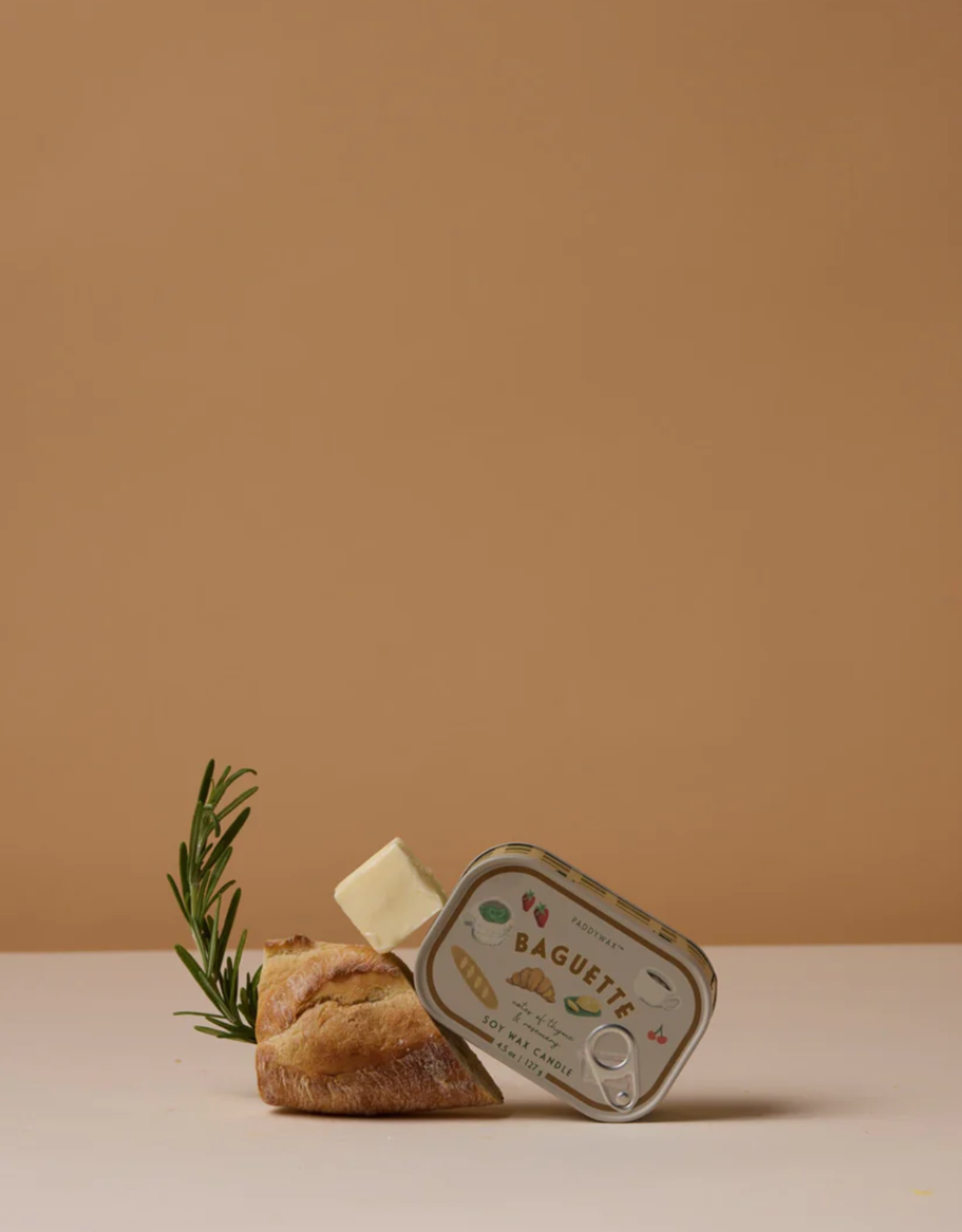 Candle - Decorative Tin, Baguette