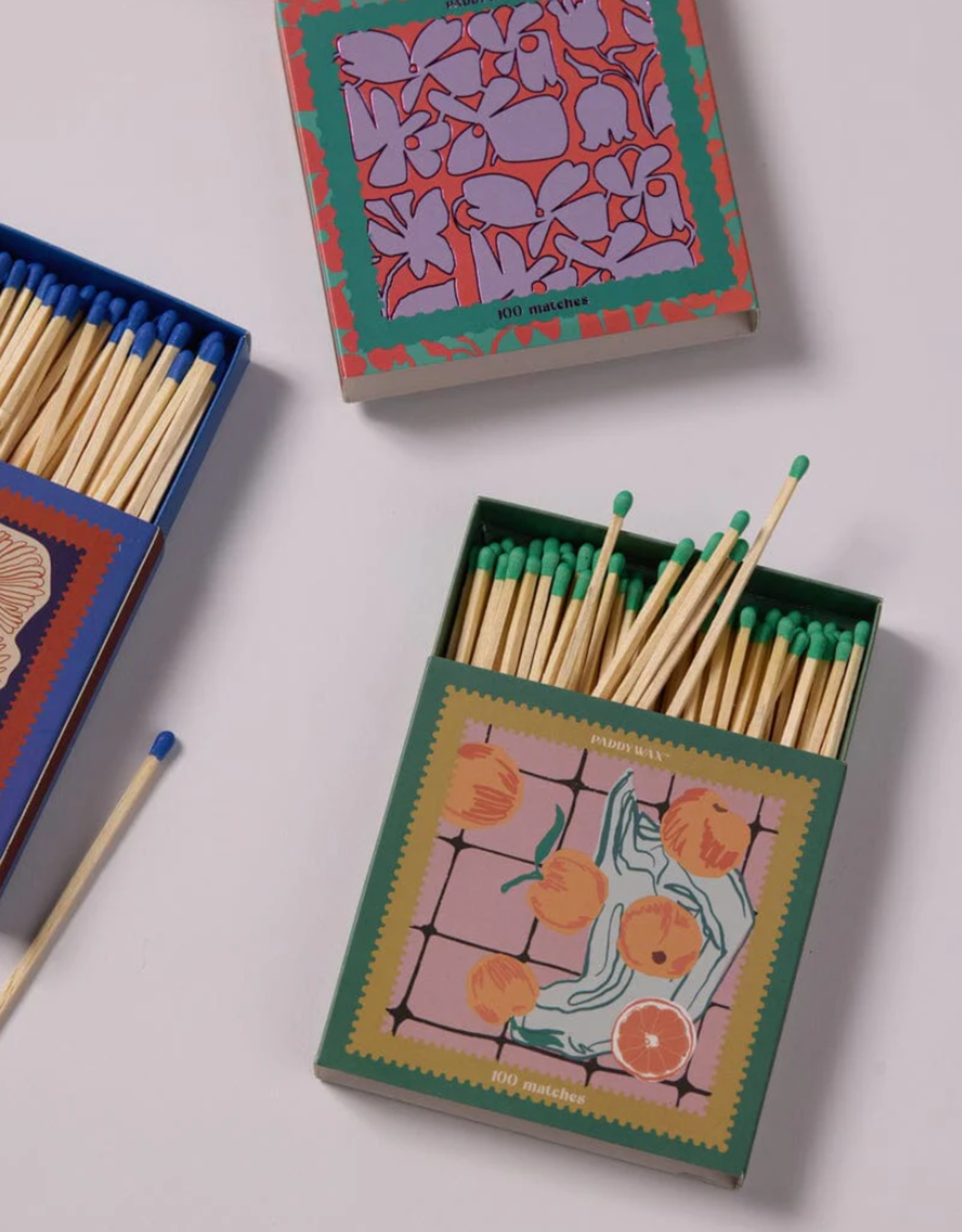 Matches - Oranges, Refillable Box