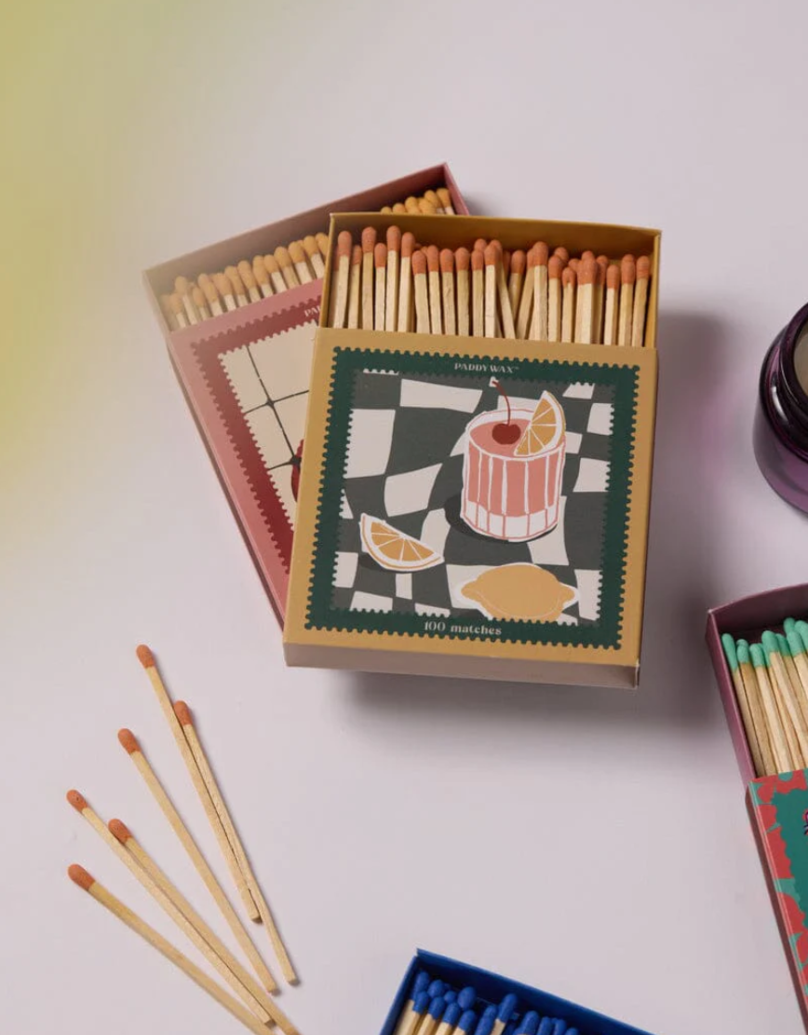 Matches - Cocktail, Refillable Box