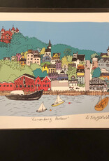 Emma Fitzgerald -  Print / Lunenburg Harbour, 8.5 x 11"
