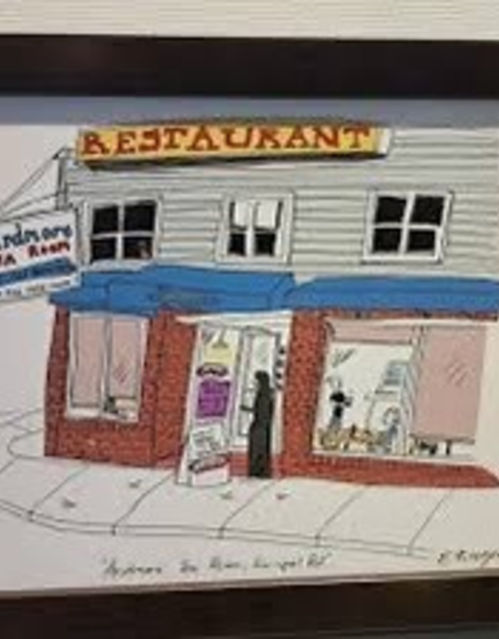 Emma Fitzgerald - Art Print, Ardmore Tea Room 8.5 x 11