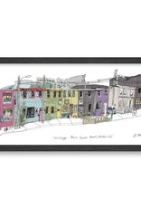 Emma Fitzgerald - Art Print, Vintage Row, 10 x 22"