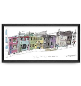 Emma Fitzgerald - Art Print, Vintage Row, 10 x 22"