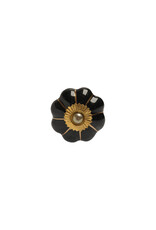 Knob - Pumpkin, Black