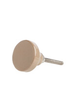 Knob - Ceramic, Beige