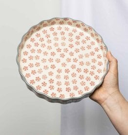 Baking Dish - Red Flowers