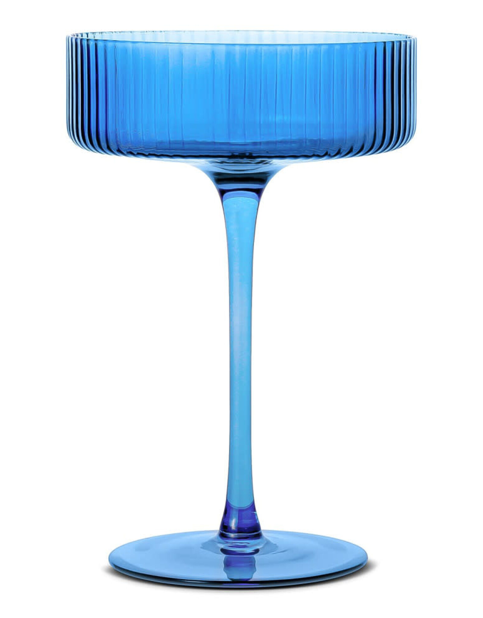 ICM - Cocktail Coupe / Ribbed Ocean, 10oz