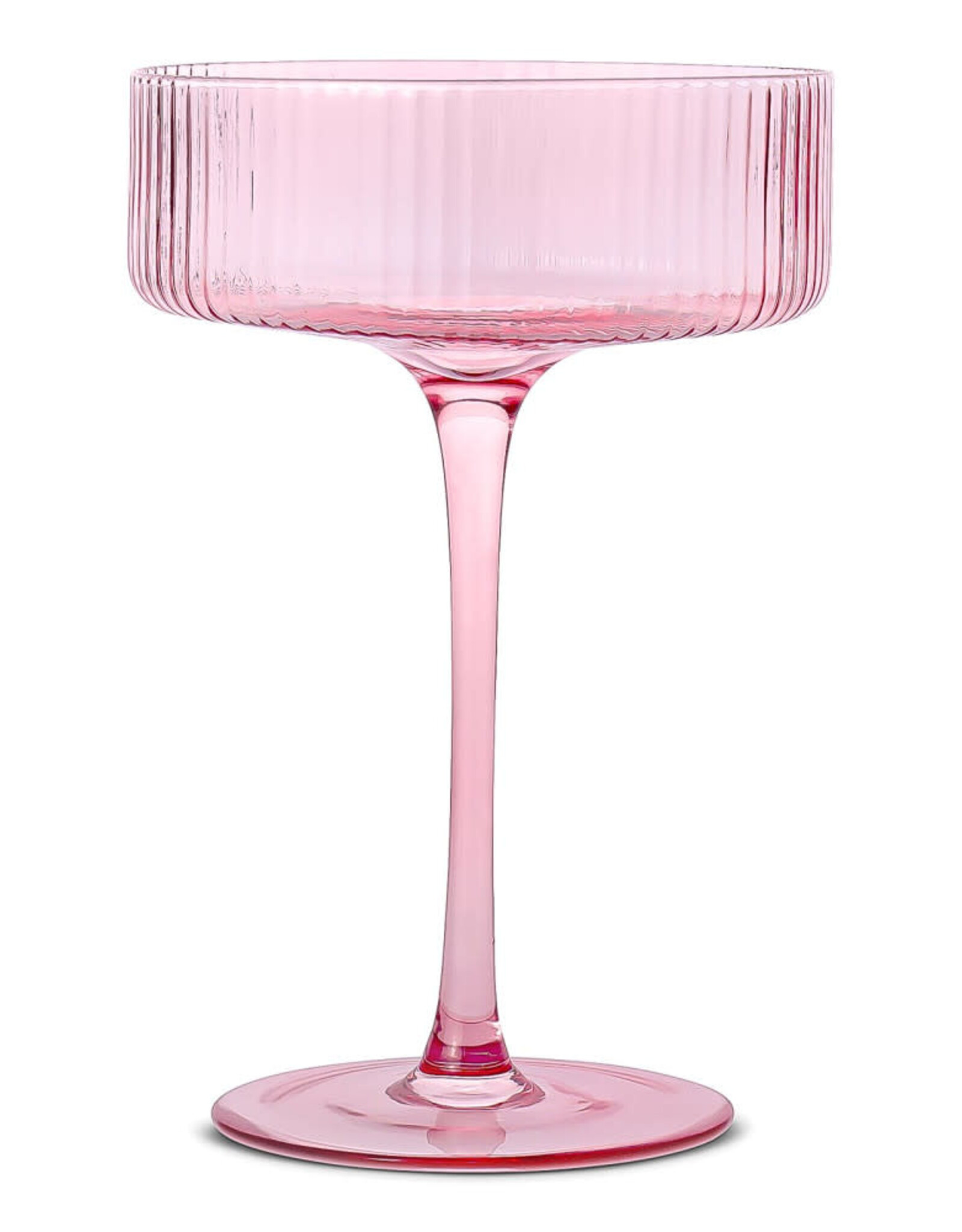 ICM - Cocktail Coupe / Ribbed Roses, 10oz