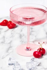 ICM - Cocktail Coupe / Ribbed Roses, 10oz