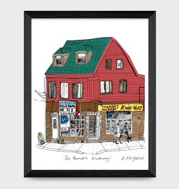 Emma Fitzgerald - Art Print, Joe Thomeh's Kwikway, 8.5 x 11"