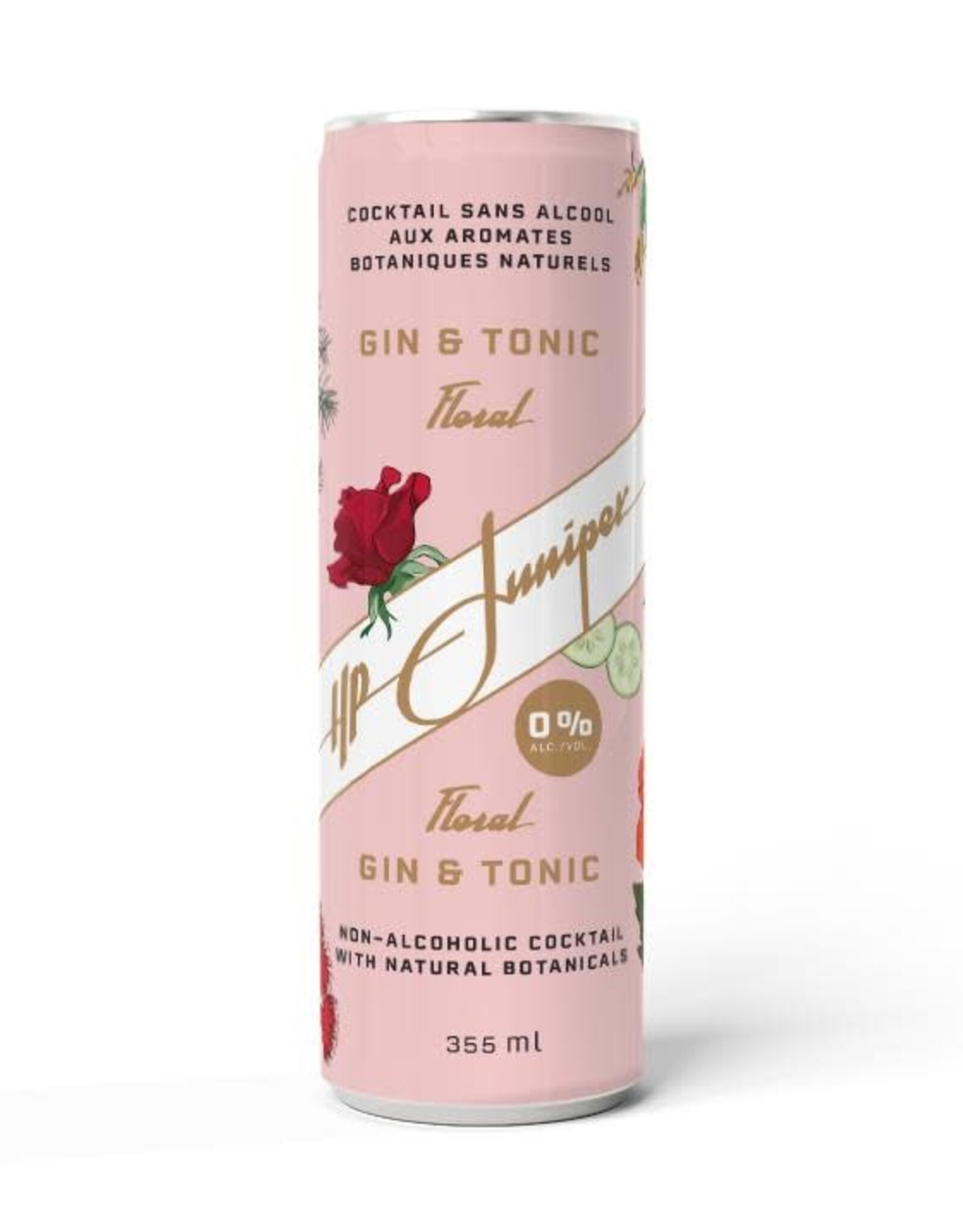 JMI - HP Zero Proof Cocktail / Floral Gin & Tonic, 355ml