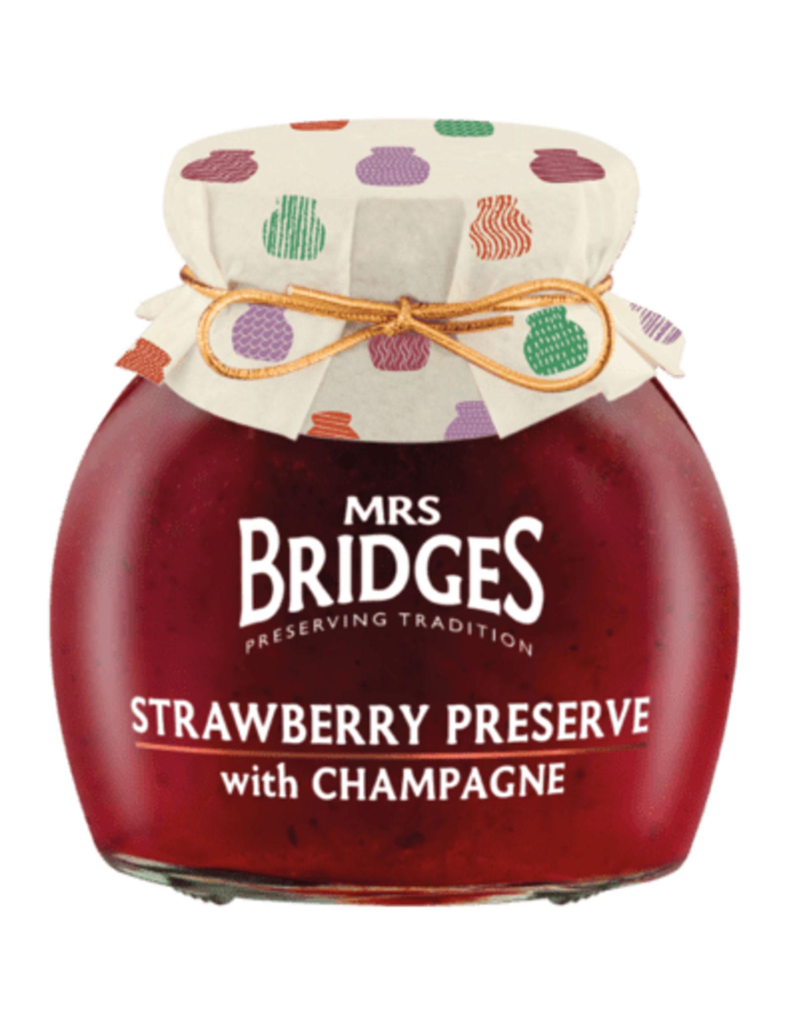 Preserves - Mrs. Bridges Strawberry Champagne, 250ml