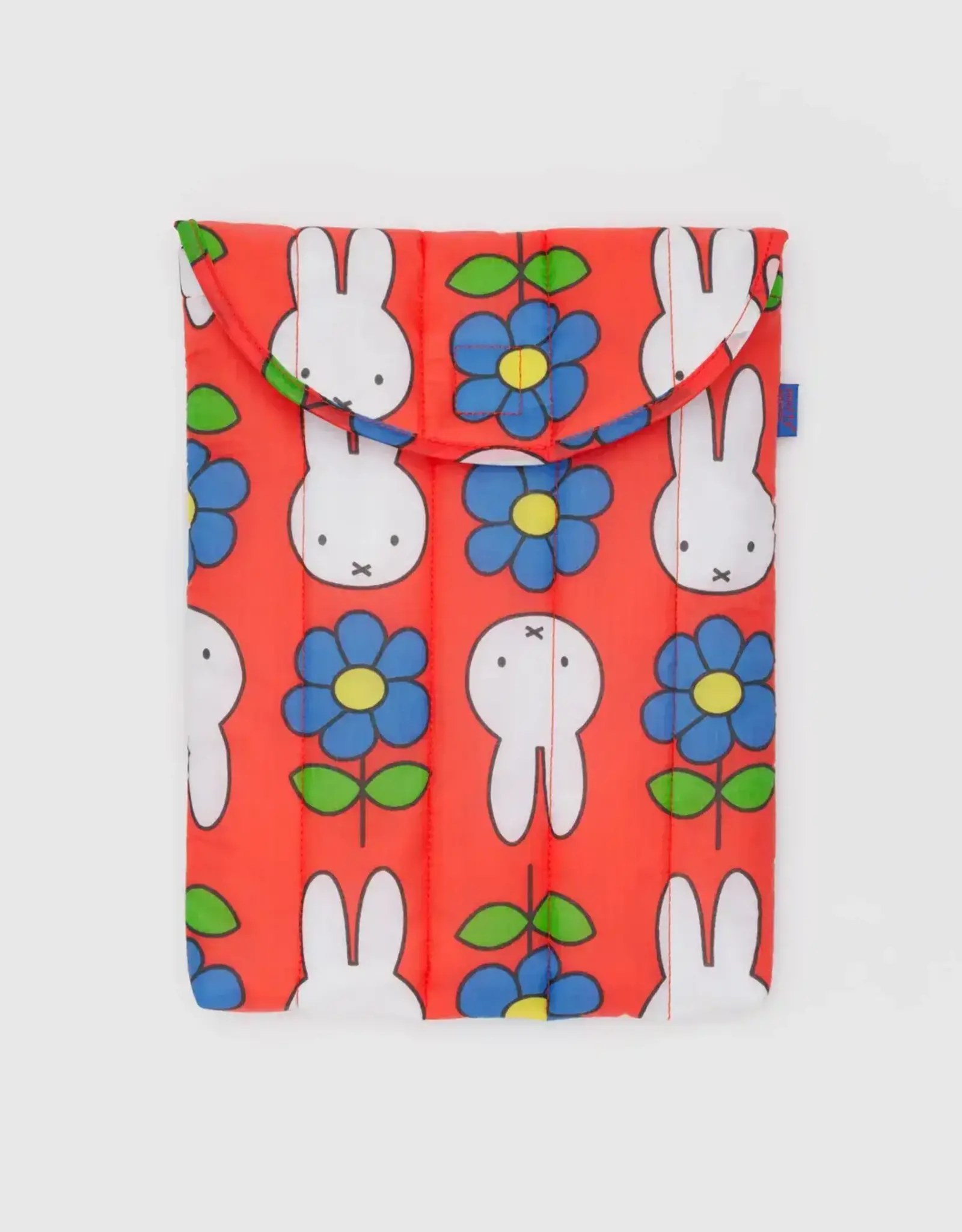 Baggu - Puffy Laptop Sleeve / Flower Miffy, 13" / 14"