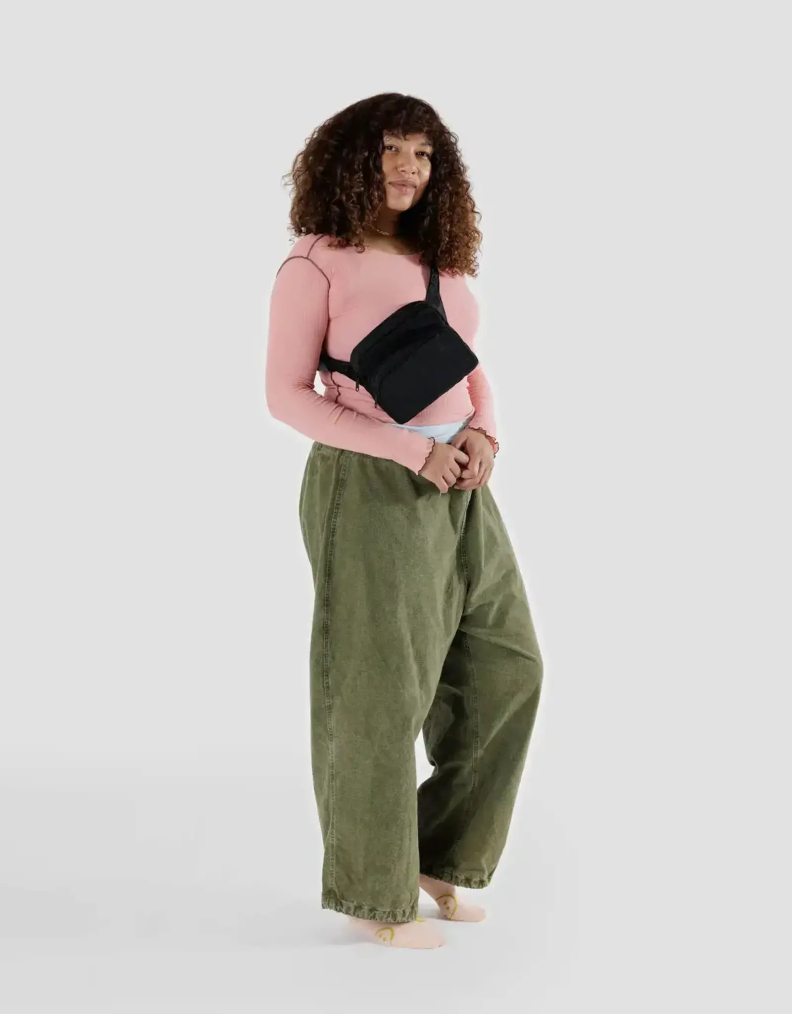 Baggu - Fanny Pack / Sling 2 Pocket, Black