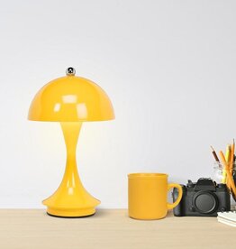 ATT - Dome Mushroom LED Lamp / Lemon 10"
