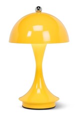 ATT - Dome Mushroom LED Lamp / Lemon 10"
