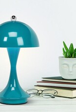 ATT - Dome Mushroom LED Lamp / Teal 10"