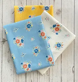 Tea Towel - Floursack Folk Flowers, Set of 3