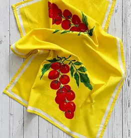 Tea Towel - Floursack, Cherry Tomato, set/2