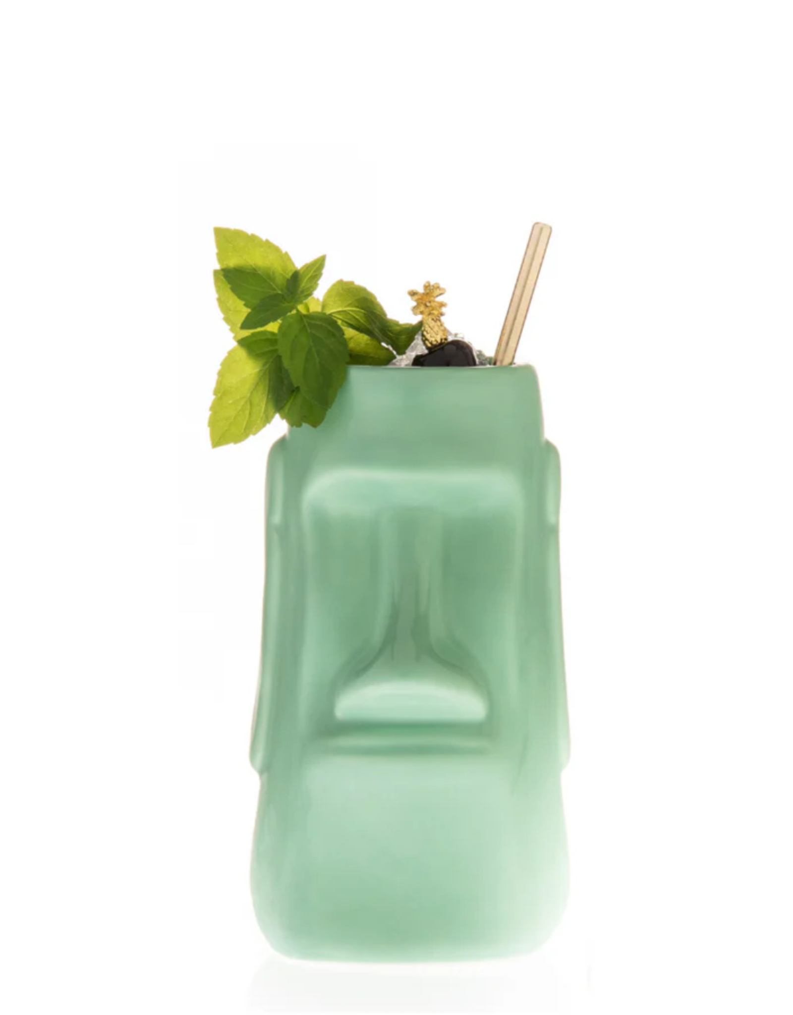 Tiki Glass - Statue Head