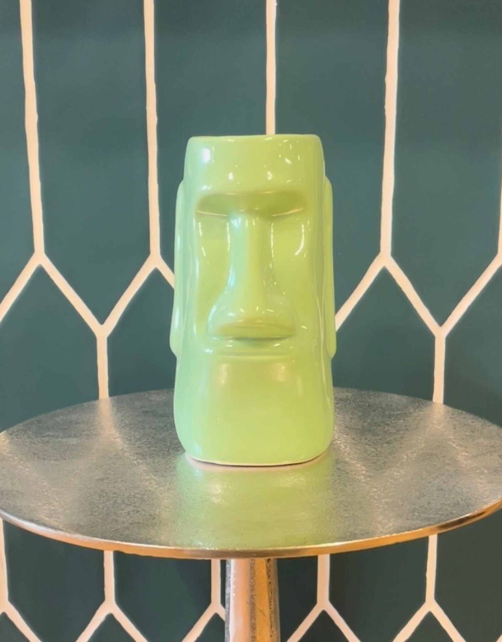 Tiki Glass - Statue Head