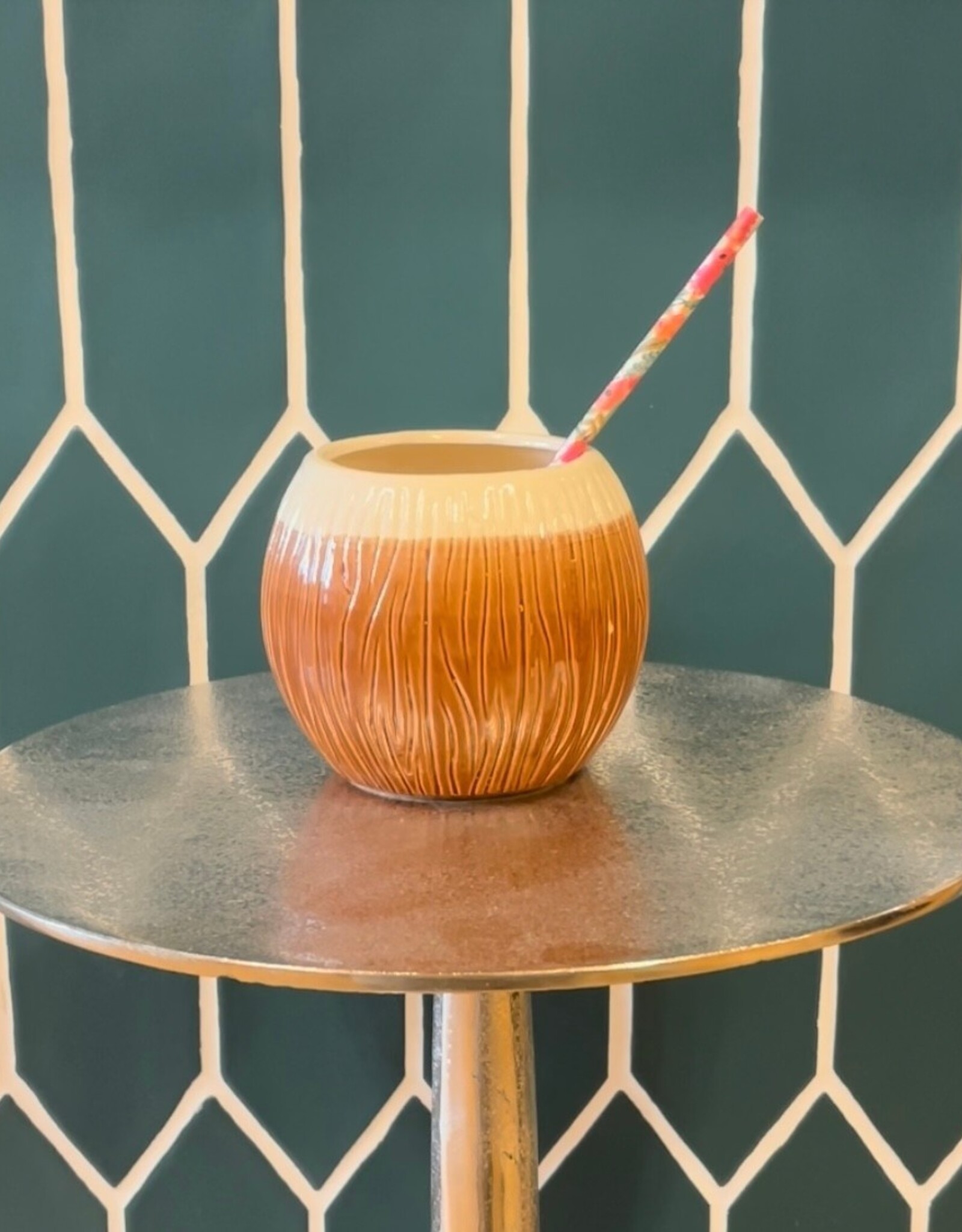 JMI - Tiki Glass / Coconut, 18oz