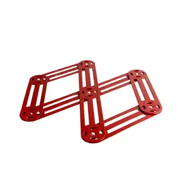 CNE - Expandable Enamel Trivet / Red
