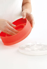 ICM - Silicone Microwave Popcorn Bowl / Red