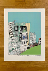 Emma Fitzgerald - Print / Town Clock, 8.5 x 11"