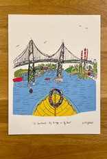 Emma Fitzgerald - Print / Bridge to Dartmouth, 8.5 x 11"
