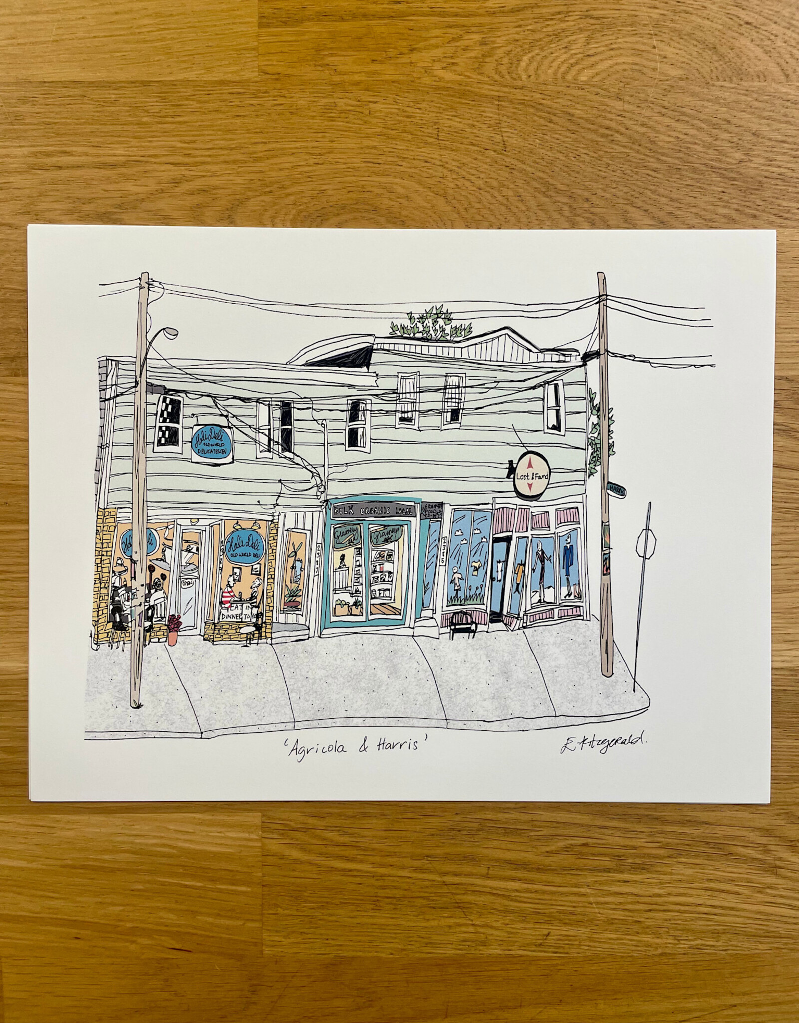 Emma Fitzgerald - Print / Agricola & Harris, 8.5 x 11"