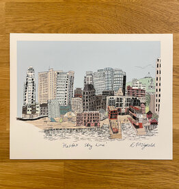 Emma Fitzgerald - Print / Halifax Skyline, 8.5 x 11"